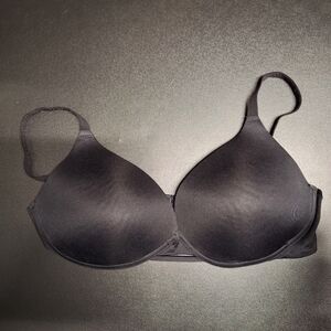 Hanes Black Bra with Adjustable Strap